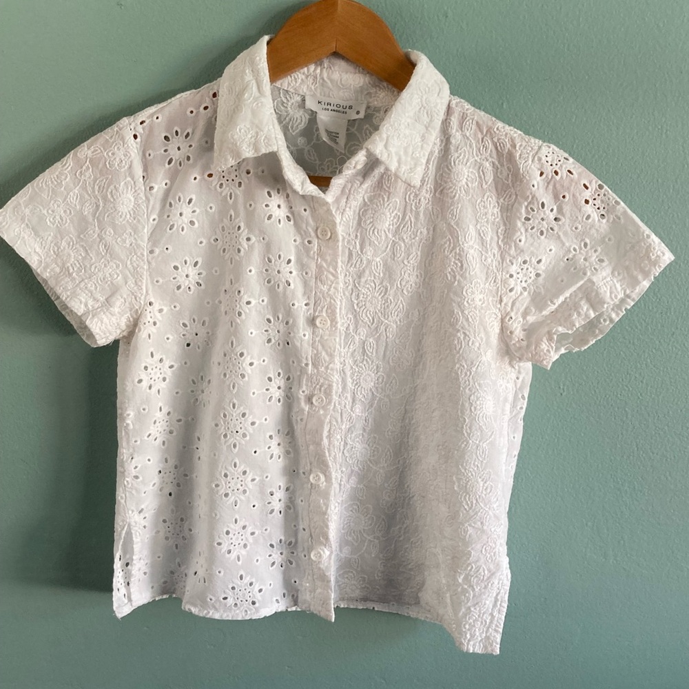 Button young woman’s button down